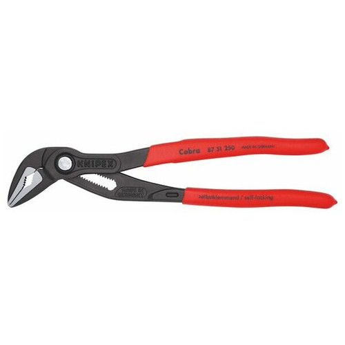 Cobra® water pump pliers with fine adjustment at intervals extra slim head 250 mm