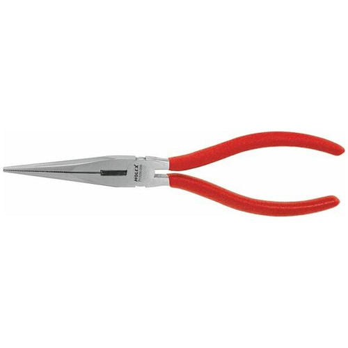 Snipe nose pliers, straight, bright finished 200 mm