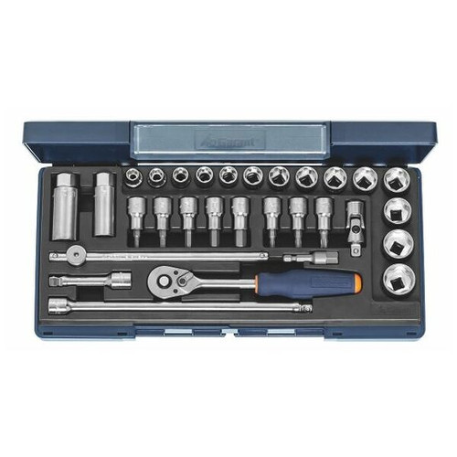 Socket set 3/8 inch square drive 30 pieces SD