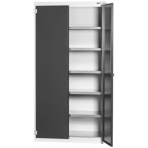 Base cabinet with Plain sheet metal swing doors 2000 mm