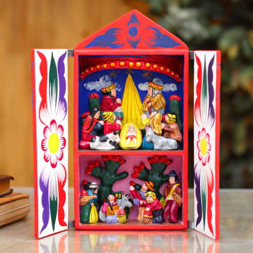 Retablo 'Peruvian Christmas'