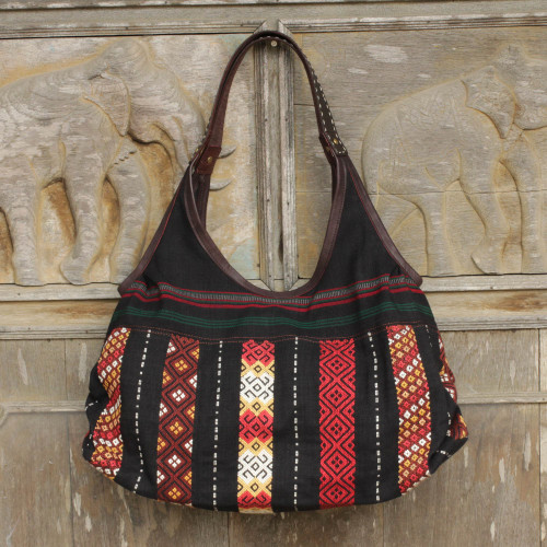 Handmade Thai Naga Tribe Style Shoulder Bag 'Naga Chic'