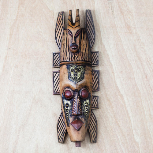 Akan wood mask 'Friendship'