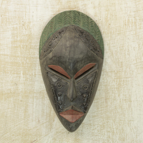 African wood mask 'Relax'