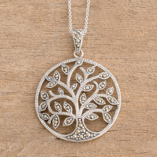 Irish Tree of Life Necklace with Marcasite 'Irish Tree of Life'