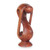 Indonesian Romantic Wood Sculpture 'Indivisible Love'