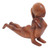 Suar Wood Statuette 'Cobra Yoga Pose'
