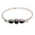 Onyx bangle bracelet 'Vision of Loveliness'