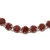 Garnet bracelet 'Glamorous'