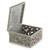 Artisan Crafted Soapstone Jali Jewelry Box 'White Ivy'