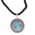 Unique Sterling Silver and Pearl Pendant Necklace 'Blue Indonesian Moon'