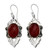 Artisan Crafted Sterling Silver Carnelian Earrings 'Sunny Sky'