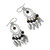 Tiger's eye chandelier earrings 'Autumn Breeze'