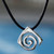 Modern Sterling Silver Pendant Necklace 'Vortex'