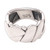 Men's Modern Sterling Silver Band Ring 'Involved'