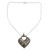 Sterling Silver Necklace Indian Ethnic Jewelry 'Mighty Heart'