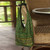 Hand Crafted Cotton Sling Handbag from Thailand 'Royal Thai Emerald'