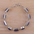 Sterling Silver Lapis Lazuli Bracelet Indian Jewelry 'Connected'