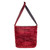 Handcrafted Bamboo Chenille Shoulder Bag 'Love'