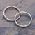 Sterling Silver Stacking Rings Pair 'Relaxing Touch'