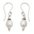 Cultured pearl dangle earrings 'Destiny'