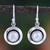Artisan Pearl Jewelry Earrings from India 'Jaipur Magic Moon'