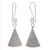 Sterling silver dangle earrings 'Karen Song'