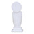Buddha Handcrafted White Marble Sculpture from India 'Buddha's Calm Blessing'