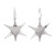 Handcrafted Star Fine Silver Dangle Earrings 'Stars Over Taxco'