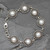Pearl link bracelet 'Purity'