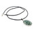 Guatemalan Jade Pendant on 925 Silver and Cotton Cord 'Maya Treasure'