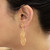 Hand Crafted 21K Gold Plated on Sterling Dangle Earrings 'Filigree Beauty'