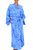 Floral Patterned Robe 'Blue Anemone'