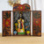 Handmade Wood Retablo Sculpture 'Saint Martin de Porres'