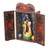 Handmade Wood Retablo Sculpture 'Saint Martin de Porres'