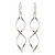 Modern Sterling Silver Dangle Earrings from Thailand 'Infinito'