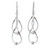 Hand Made Modern Sterling Silver Dangle Earrings 'Fabulous'