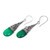 Sterling Silver and Green Onyx Earrings 'Bali Tradition'