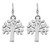 Women's Taxco Silver Sterling Silver Dangle Earrings 'Ceiba Tree'