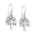 Women's Taxco Silver Sterling Silver Dangle Earrings 'Ceiba Tree'