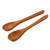 Cedar wood serving spoons Pair 'Natural Cuisine'