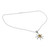 Citrine and Sterling Silver Necklace from India Jewelry 'Golden Sun'