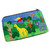 Cotton Applique Folk Art Cosmetic Bag 'Jungle Friends'