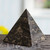 Natural Gemstone Pyramid Stromatolite Fossil Sculpture 'Life's Essence'