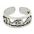 Thai Elephants Sterling Silver Toe Ring 'Elephant Walk'