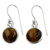 Tiger's Eye Earrings Sterling Silver Jewelry 'Lucky Hunch'