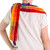 Guatemalan Rainbow Colored Rayon Chenille Scarf 'Gift of the Rainbow'