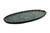 Green on Black Lacquered Catchall Tray 'Florid Fantasy'