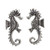 Seahorse Sterling Silver Earrings 'Seahorse'