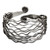 Modern Sterling Cuff from Thailand 'Ocean Currents'